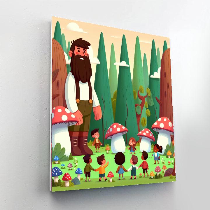 Fantasy Land Of Giants Number Painting
