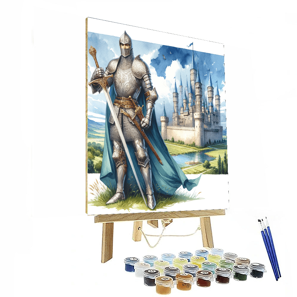 Gallant Knight - DIY Painting By Numbers Kit