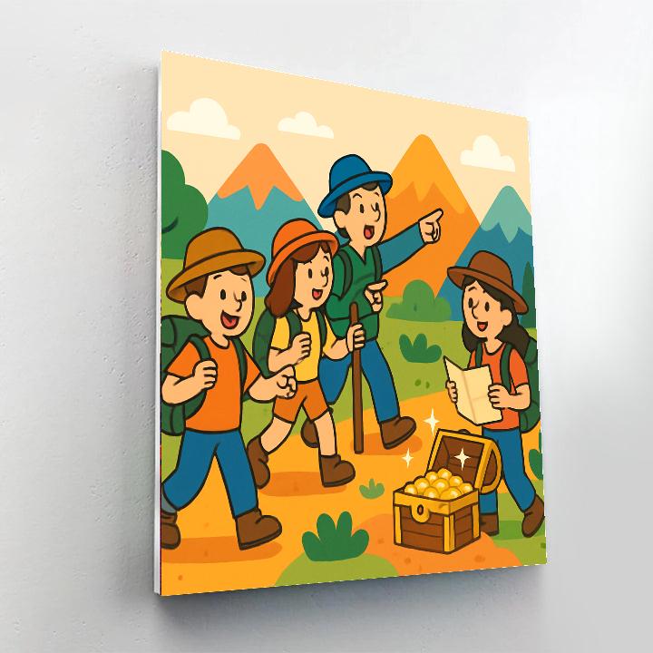 Daring Explorer Adventure Numbered Painting Kits