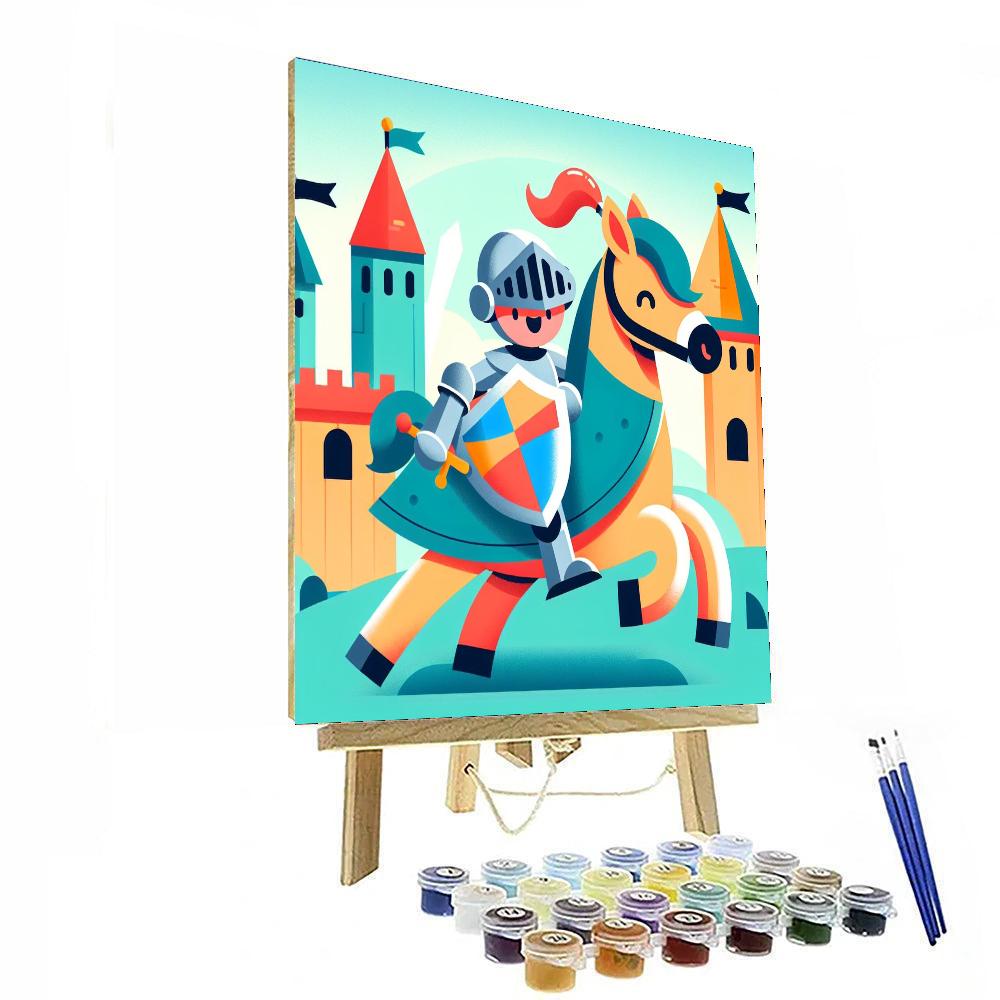 Knight's Heroic Journey Painting Number Kit
