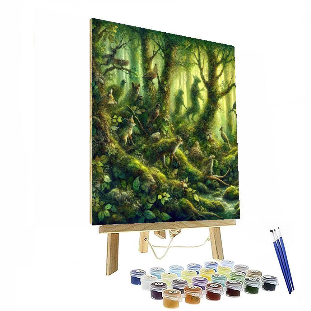 Mystic Woodland Creatures Paint By Numbers Kits