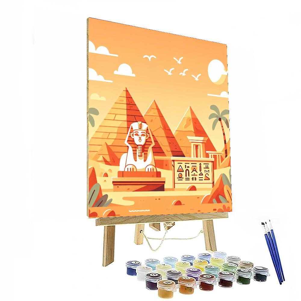 Ancient Egyptian Secrets Paint By Color
