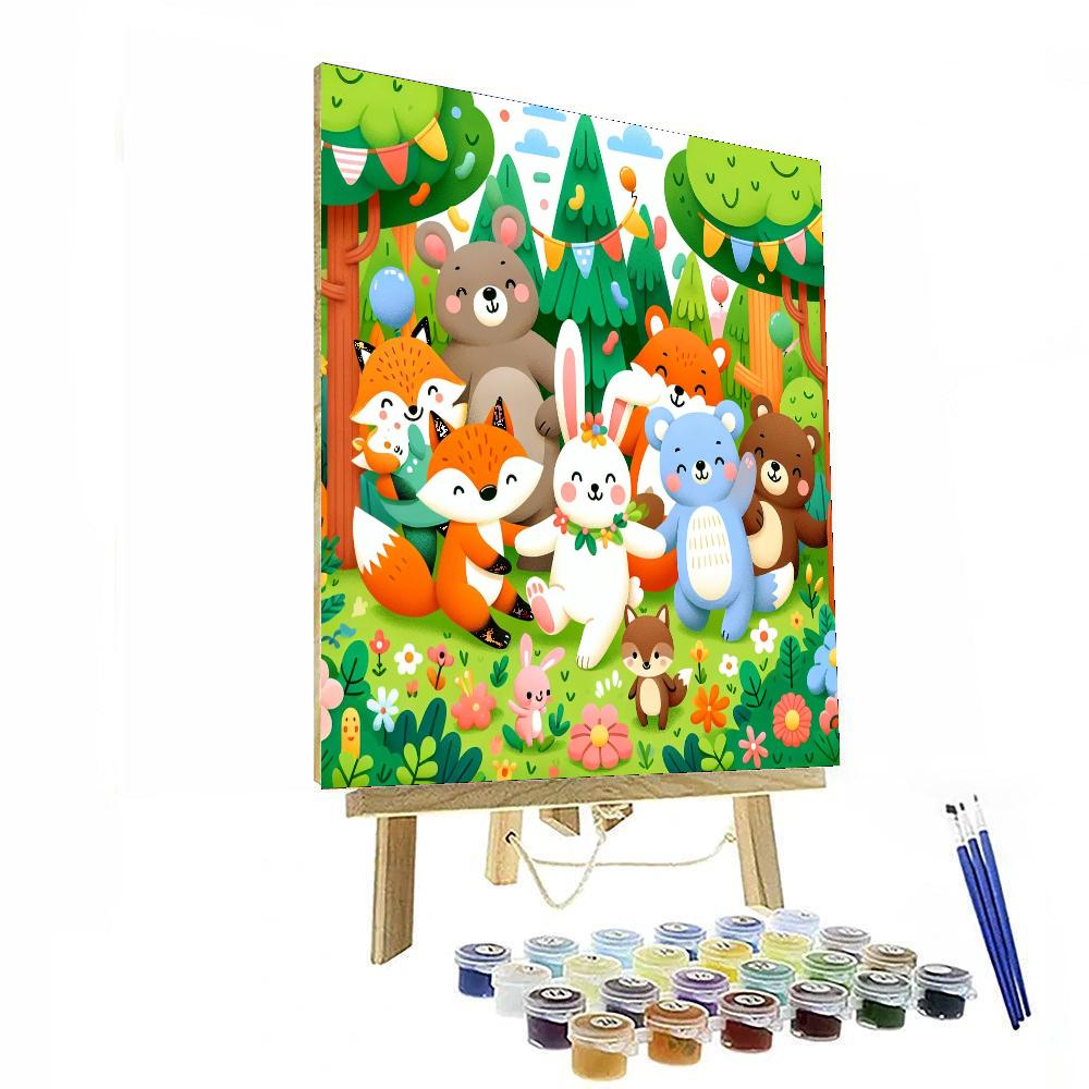 The Joyful Forest Celebration DIY Paint By Numbers