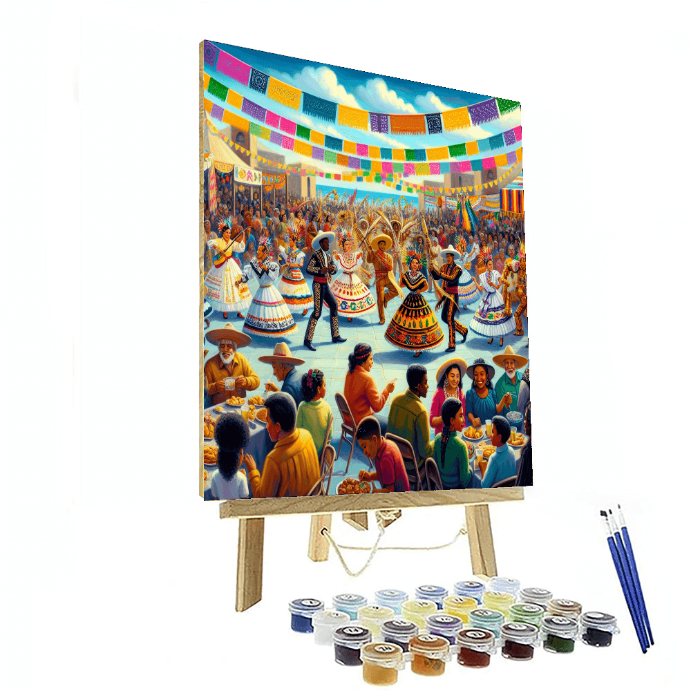 Día De La Raza Paint By Color