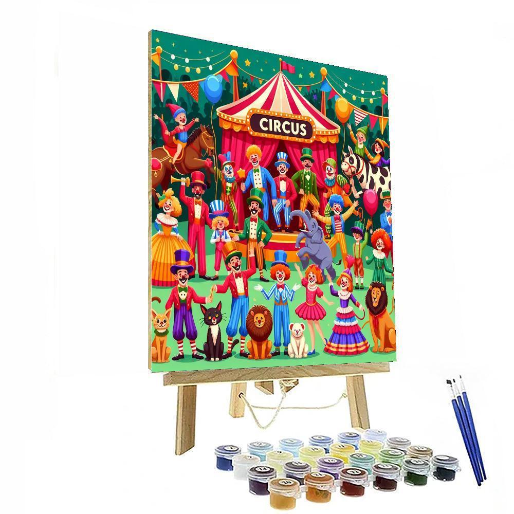 Charming Circus Adventures Paint By Number