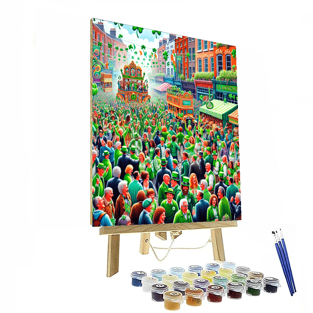 Shamrock Festival DIY Paint By Numbers