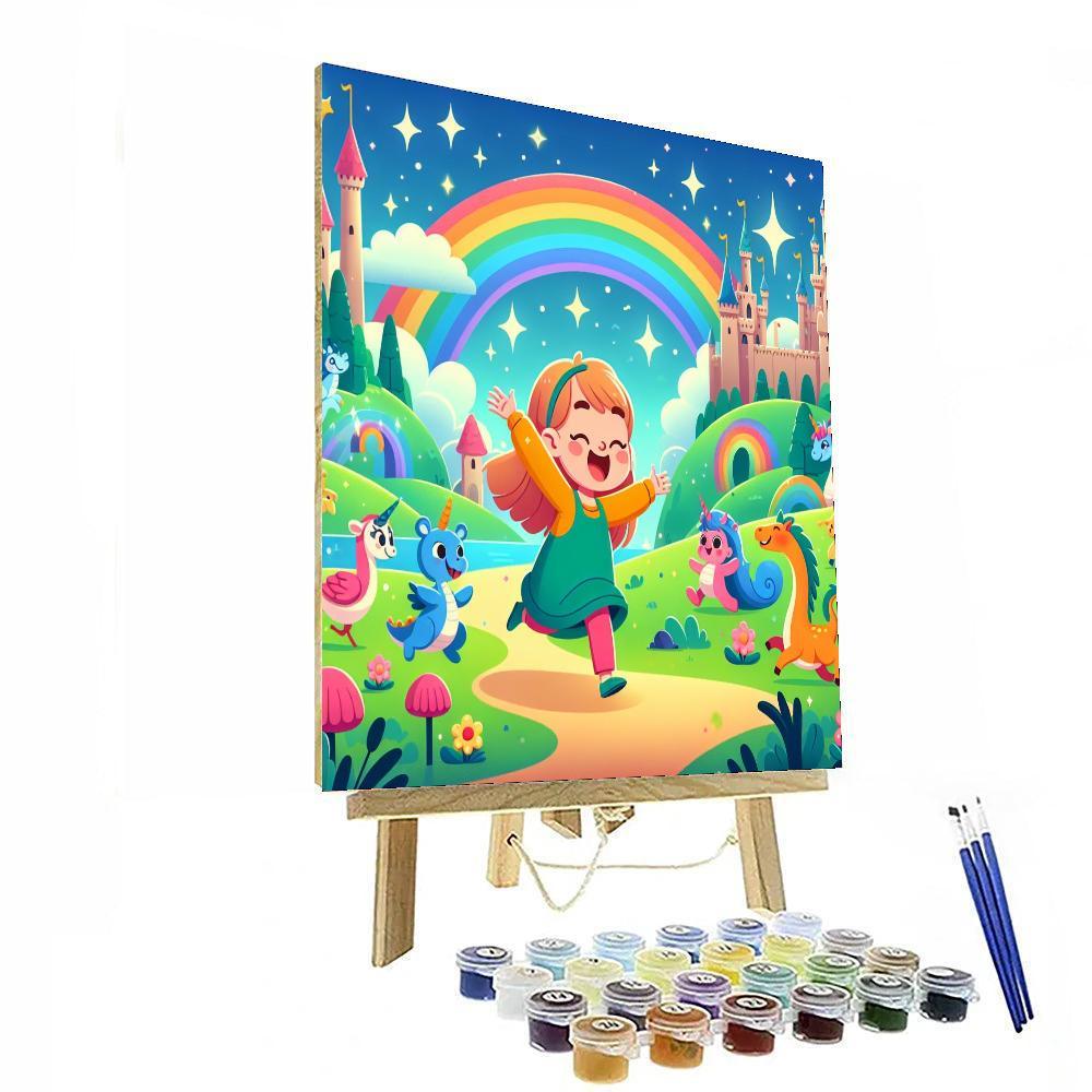 Fantasy Rainbow Kingdom Paint By Numbers Kits