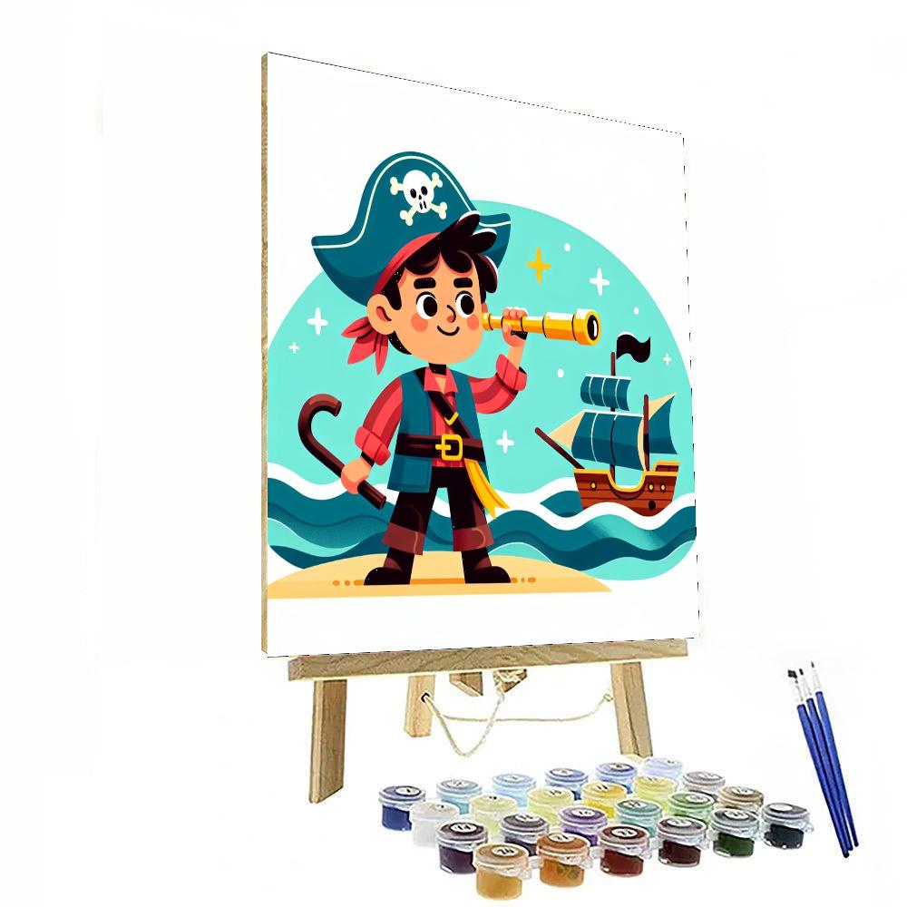Seafaring Pirate Quest Paint By Numbers