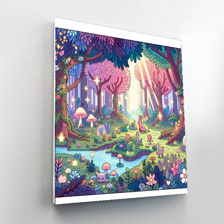 Forest Fantasy Realm Paint By Number