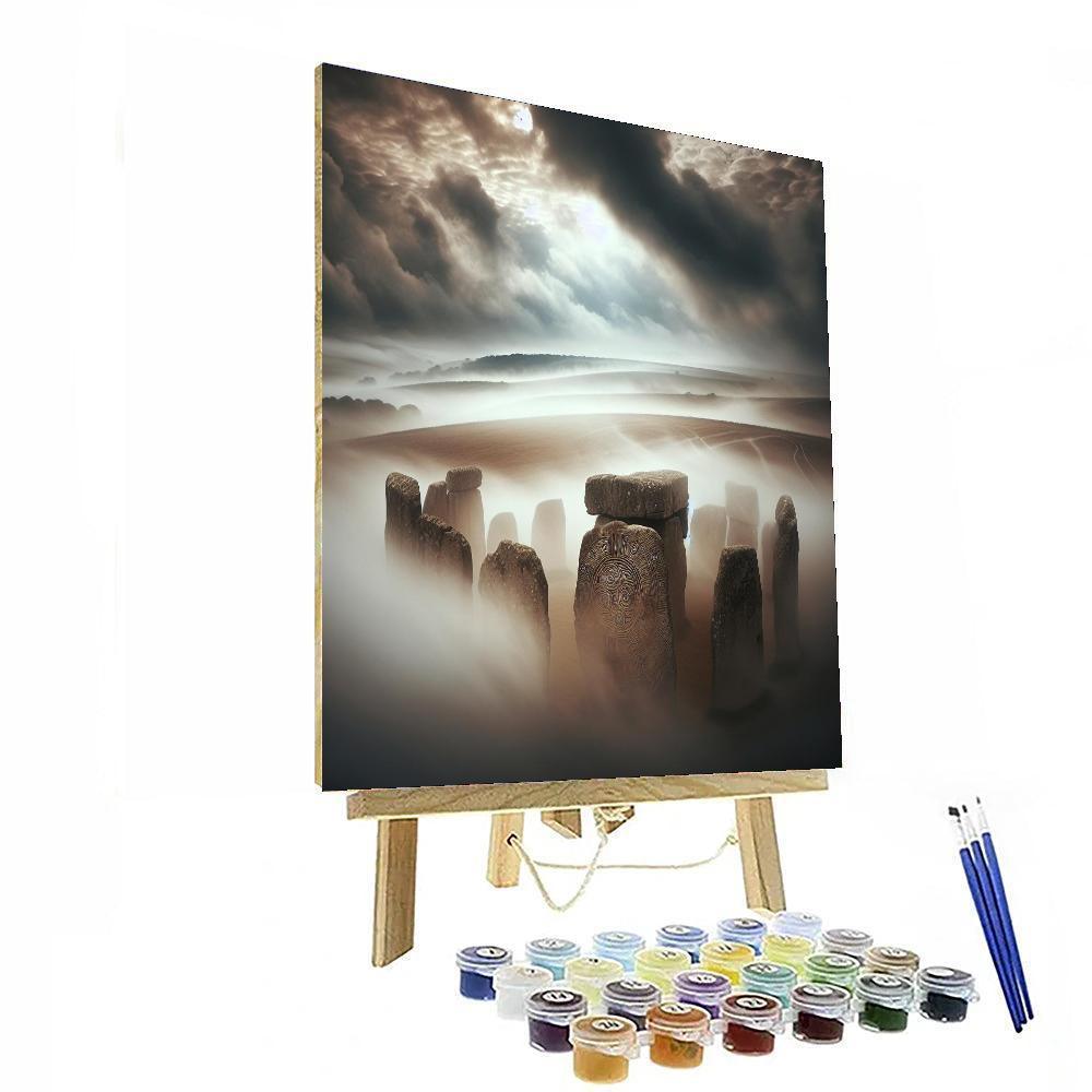 Celtic Stone Circle Mystery Paint By Color