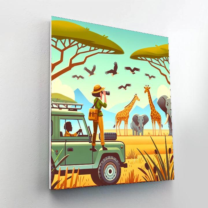Safari Ranger Adventure Paint By Color