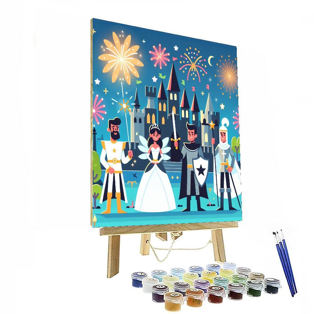 Fantasy Kingdom Festival DIY Paint By Numbers