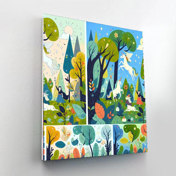 Fairy Tale Forest Enchantment DIY Paint By Numbers