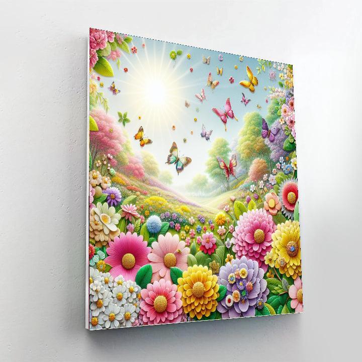 Dreamy Garden Party Painting By Numbers Kit