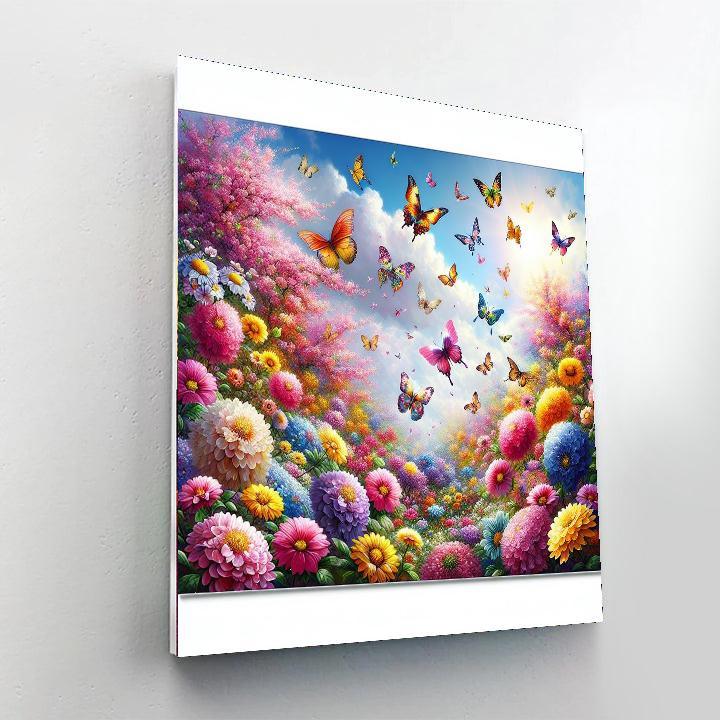 Lively Spring Awakening Painting Number Kit