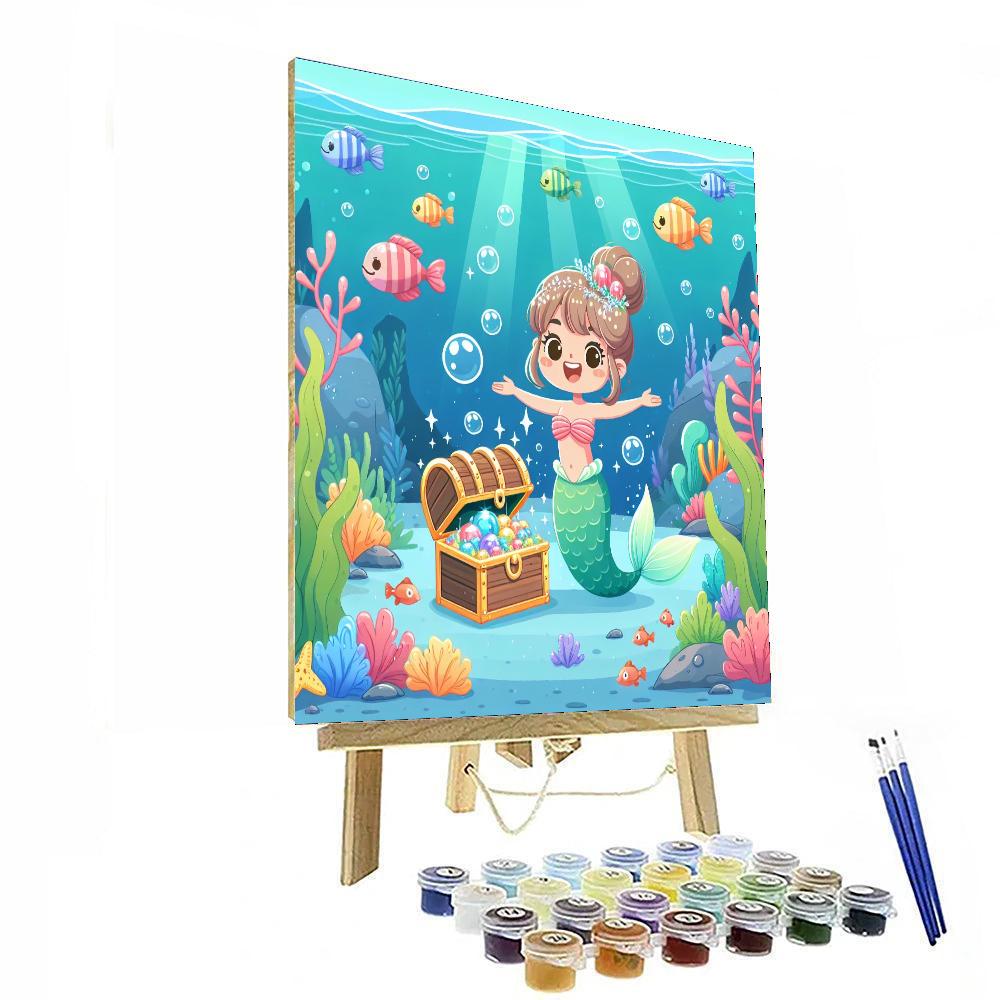 Secret Underwater Cove Painting Number Kit