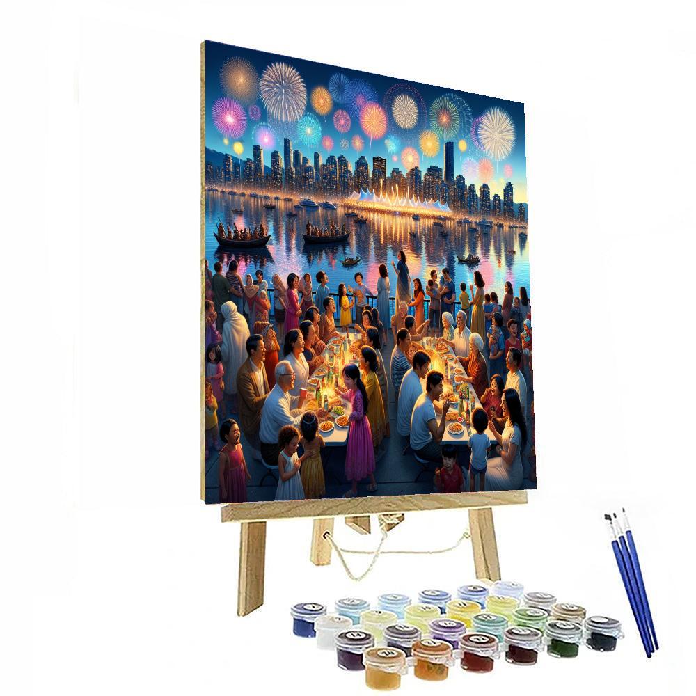 Celebration Of Lights - Canada Paint By Numbers Art