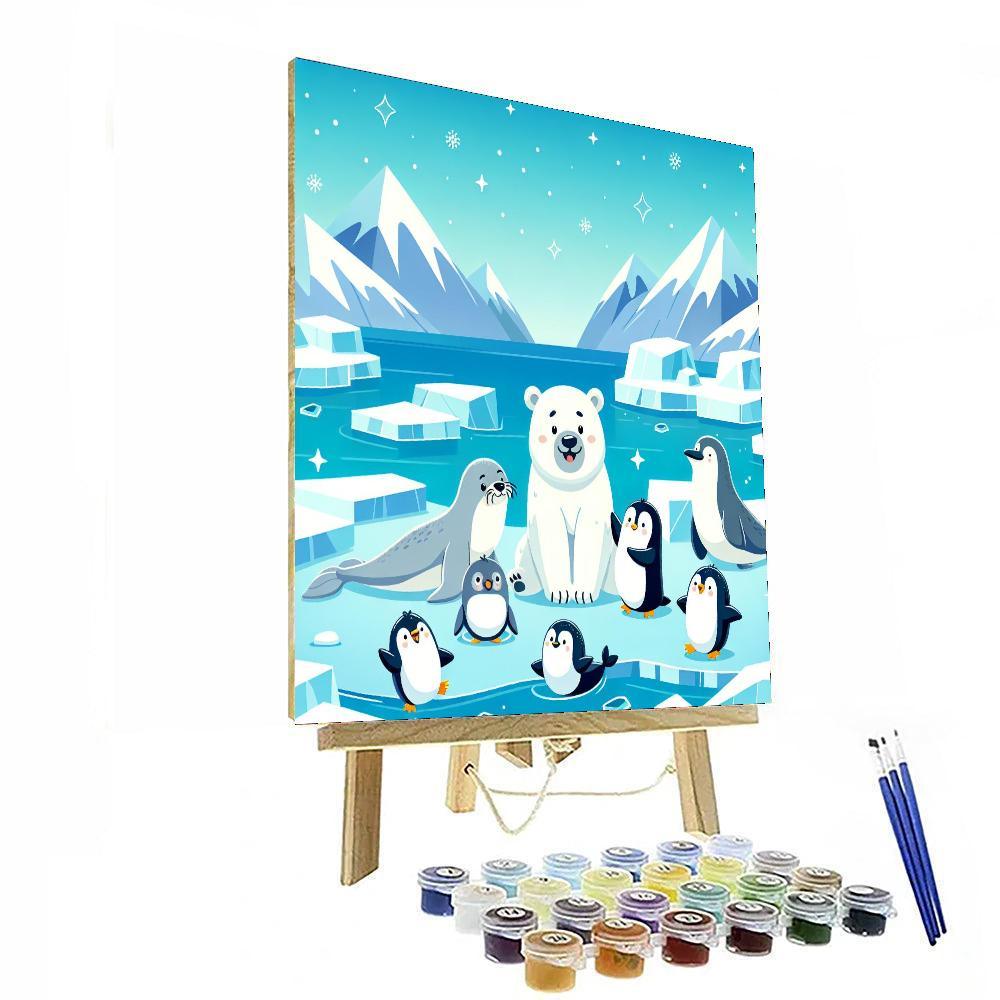 Lively Arctic Adventure Paint By Color