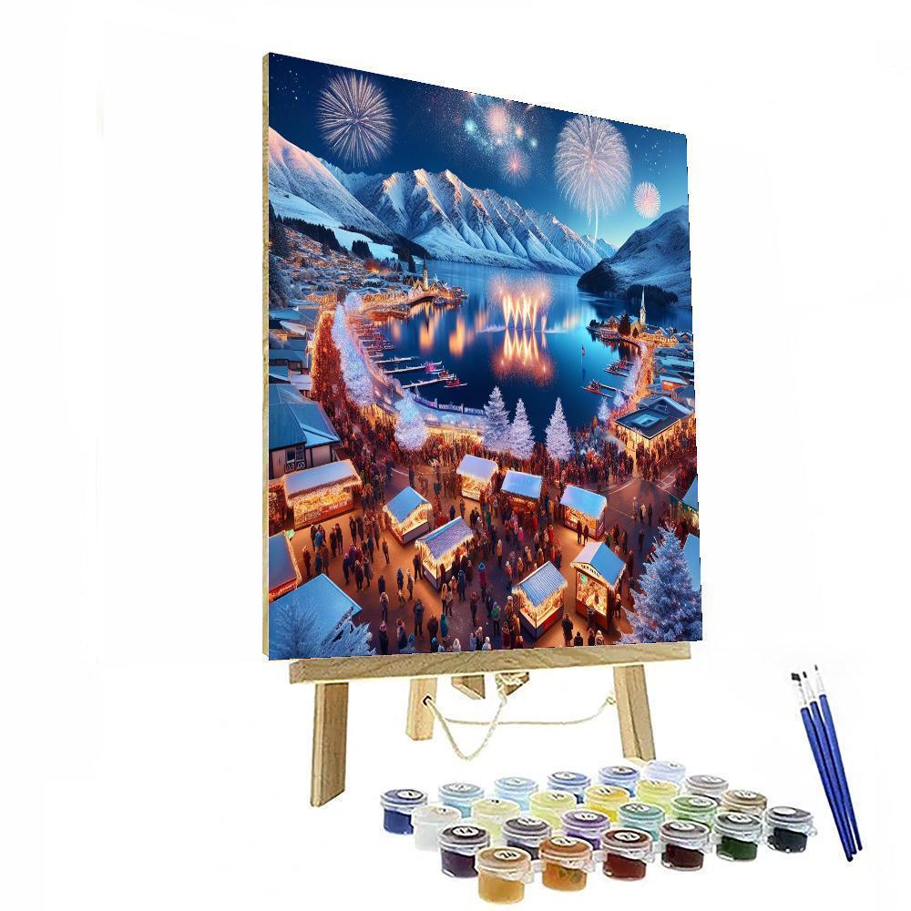 Queenstown Winter Festival - New Zealand Paint By Number