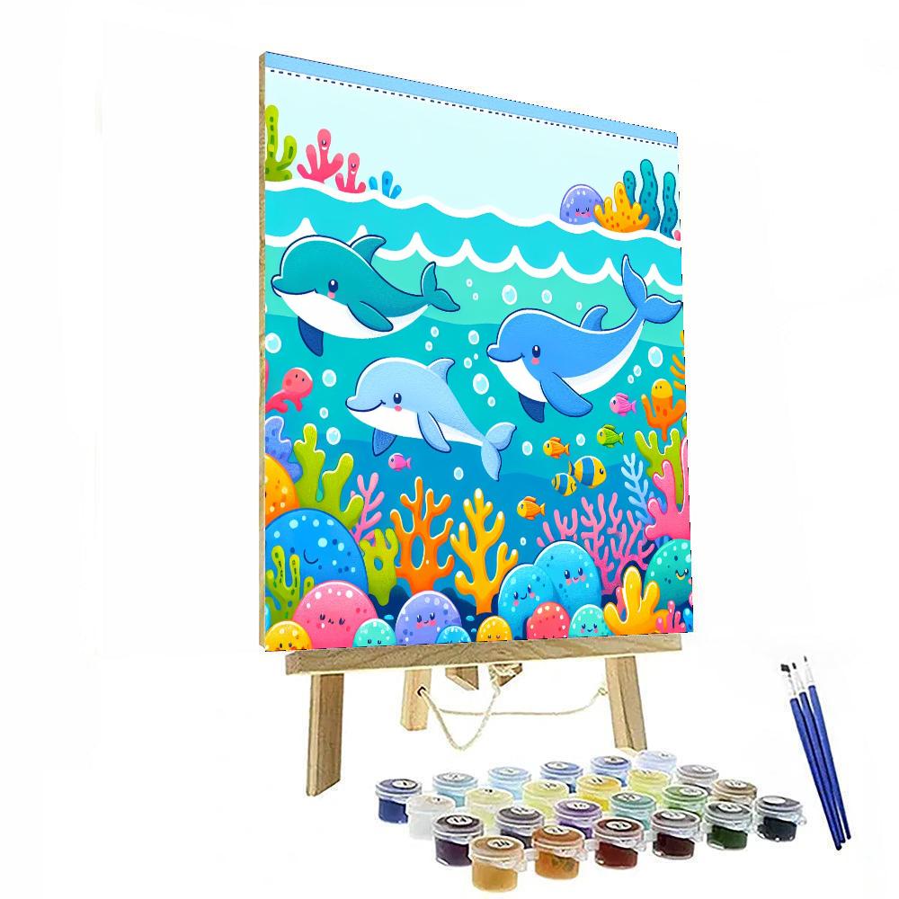 Ocean's Great Journey Paint By Numbers Art