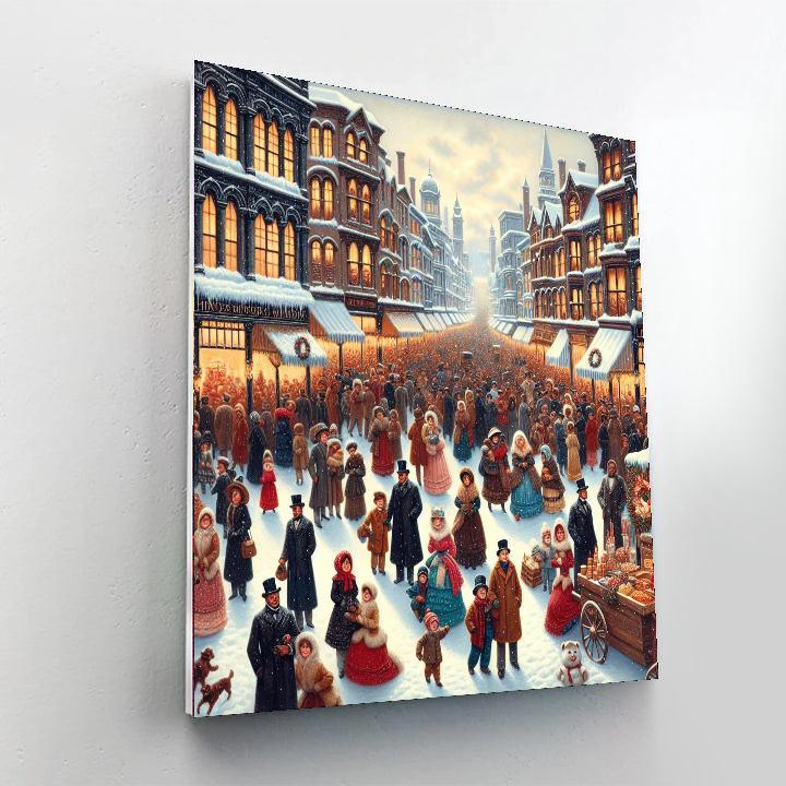 Victorian Winter Festival Paint By Numbers