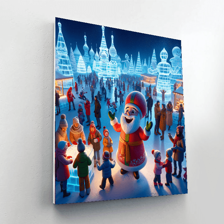 Quebec Winter Carnival Painting Number Kit