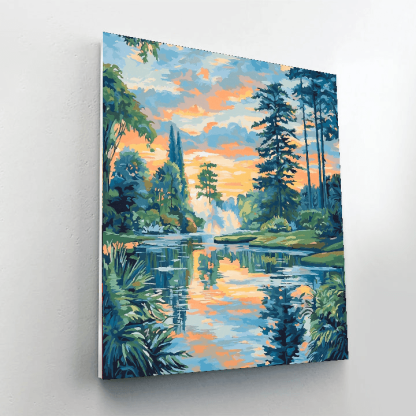 Claude Monet Inspired Whimsical Weather Wonders  Numbered Painting Kits