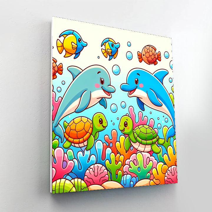 Whimsical Ocean Journey Paint By Numbers