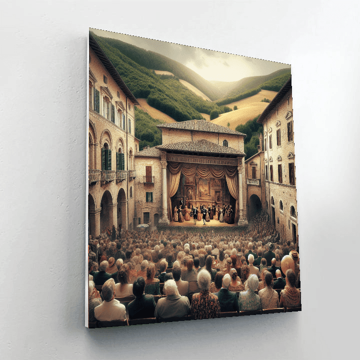 Spoleto Festival - Spoleto Number Painting