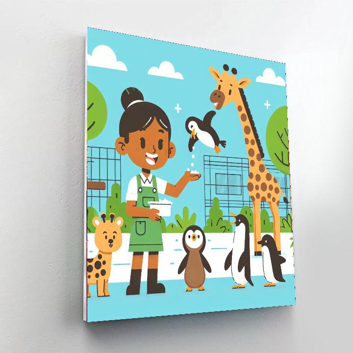 Zippy Zookeeper's Zone Numbered Painting Kits