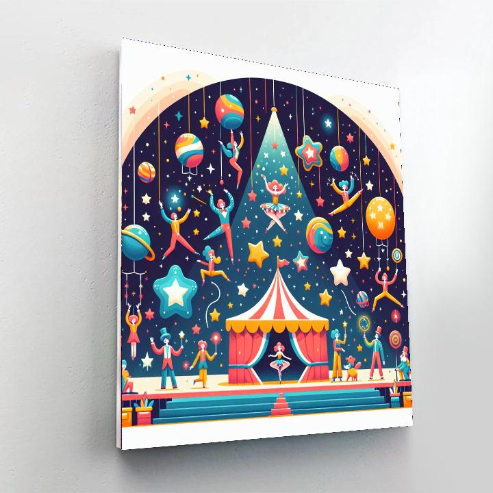 Twinkle Tots' Cosmic Circus Paint By Color