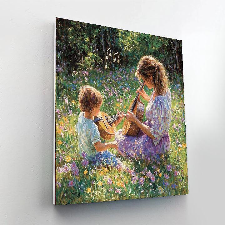 Heartstrings In The Meadow DIY Paint By Numbers