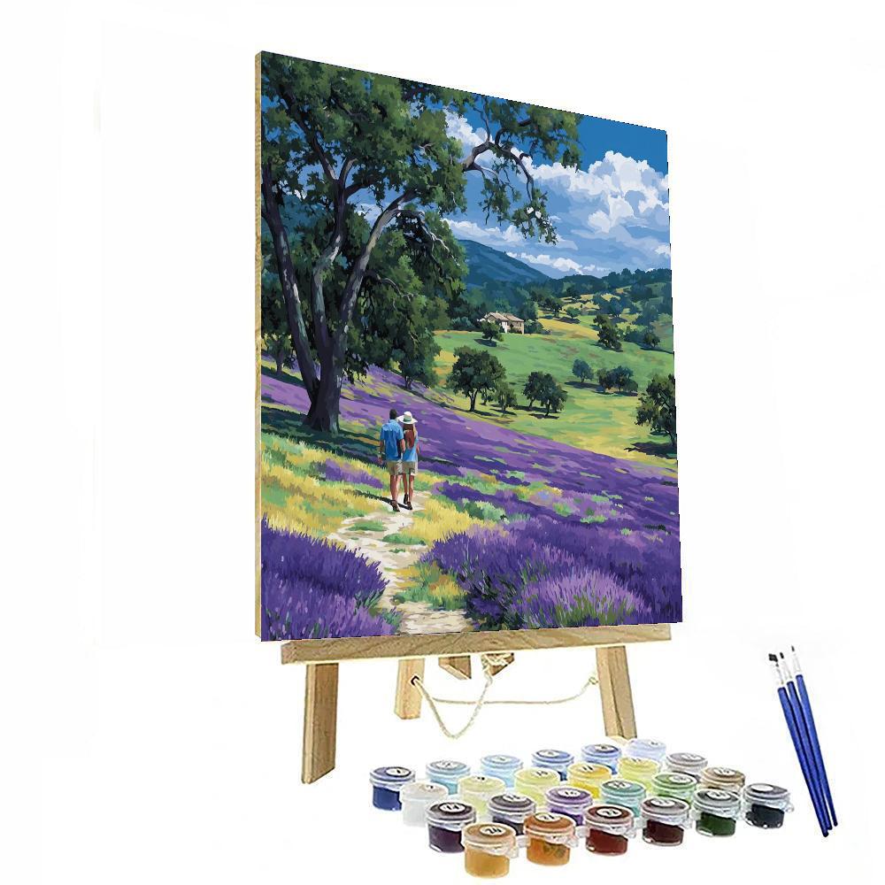 Homecoming In Lavender Fields Numbered Painting Kits