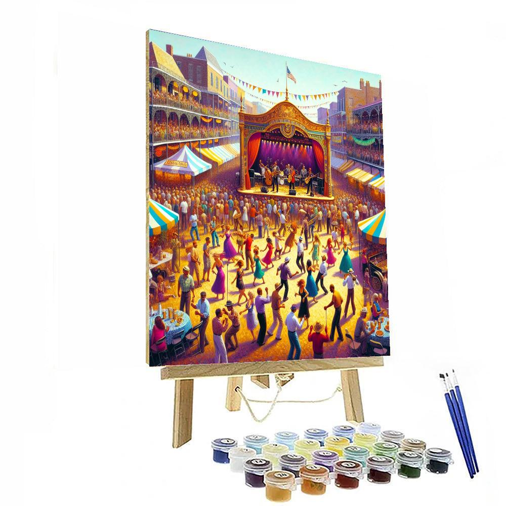 New Orleans Jazz Fest - Usa Painting By Numbers Kit
