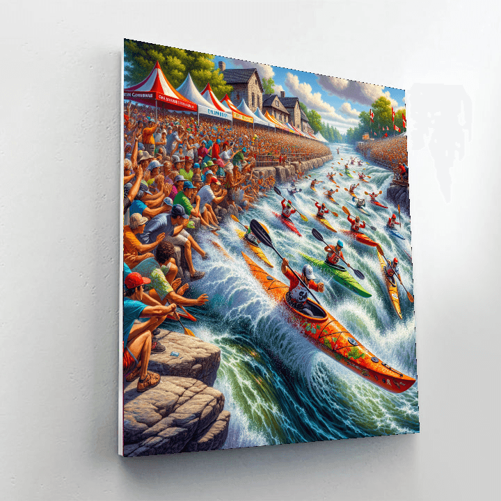 The Great Canadian Kayak Challenge - Canada Numbered Painting Kits