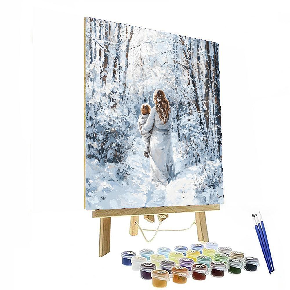 Winter’s Silent Love Paint By Numbers Kits