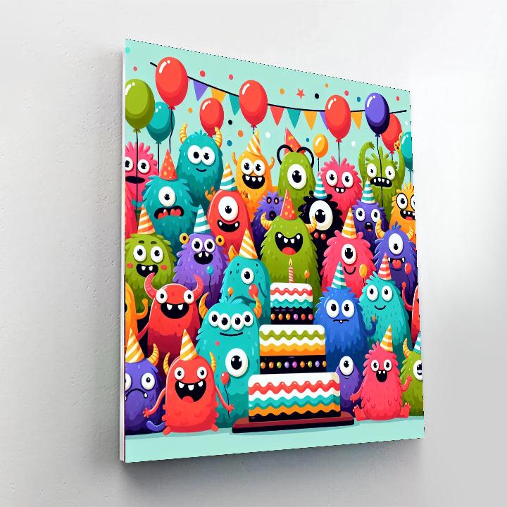 Monster Party Fun Paint By Numbers Kits