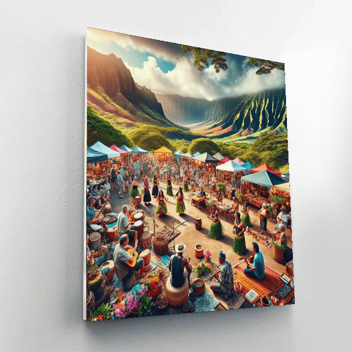 Pahoa Lava Flow Festival - Hawaii, United States DIY Paint By Numbers