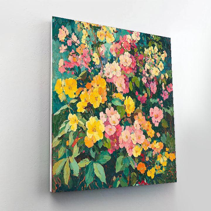 Paul Cézanne Inspired Garden Of Light  Paint By Number