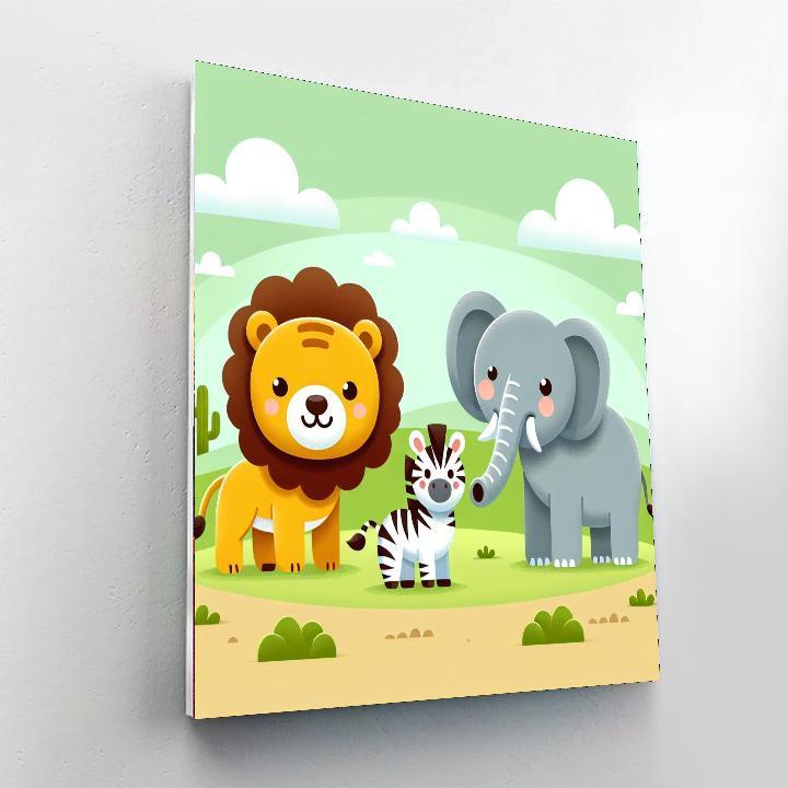 Safari Exploration Journey Paint By Numbers Kits