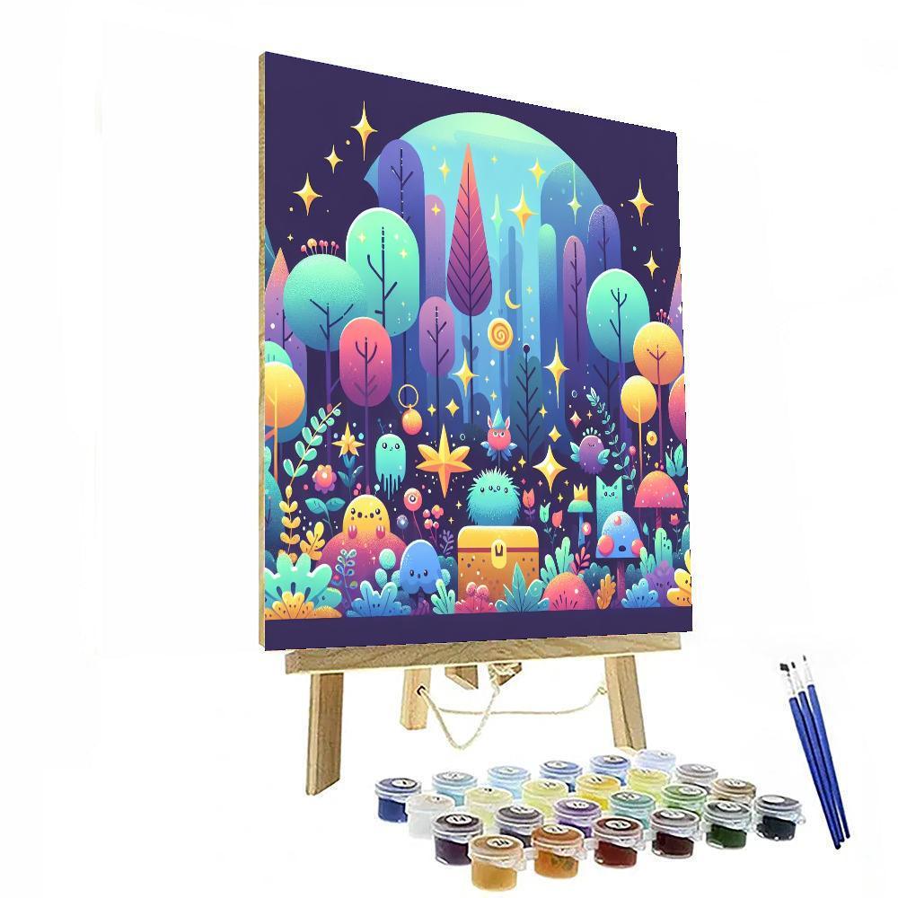 Fantasy Forest Quest Paint By Color