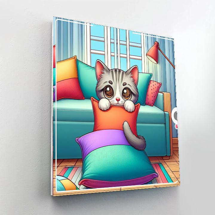 Clever Kitten Paint By Number