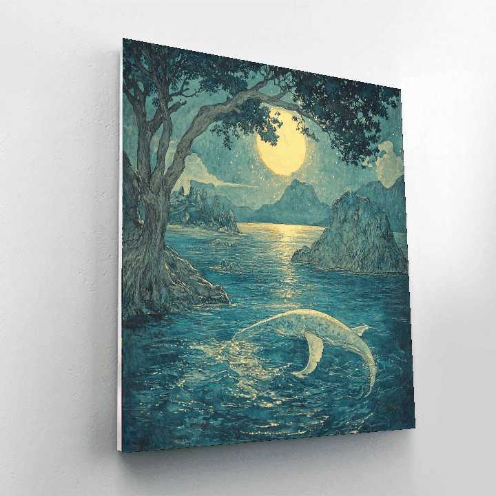 Arthur Rackham Inspired Mythical Waters  DIY Paint By Numbers