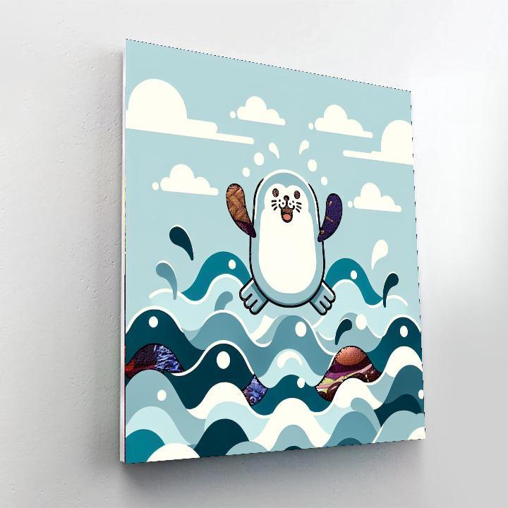 Spirited Seal Numbered Painting Kits