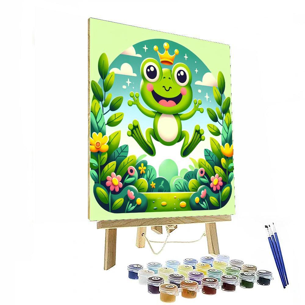 Bouncing Frog Prince Paint By Numbers Kits