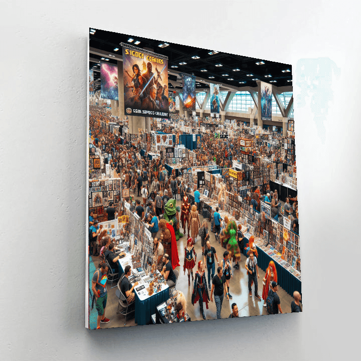 San Diego Comic-con International - United States Paint By Numbers Art