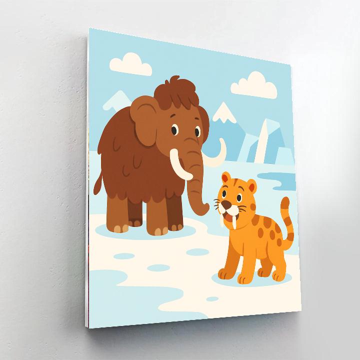 Ice Age Explorer Journey Paint By Numbers