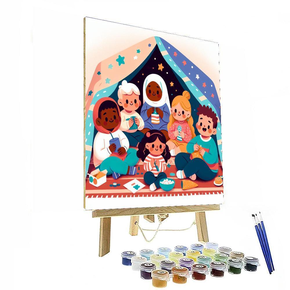 Sweet Dreams Sleepover Numbered Painting Kits