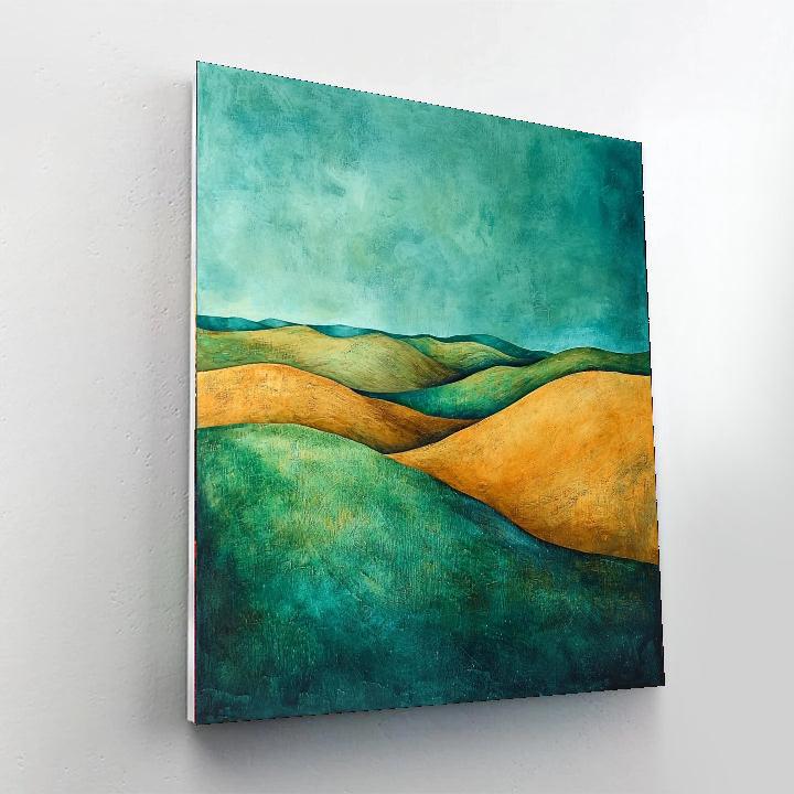 Paul Cézanne Inspired Transcendent Terrain  Painting By Numbers Kit