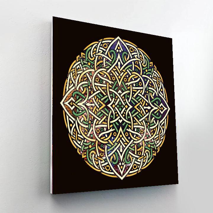 Celtic Knot Mystery DIY Paint By Numbers